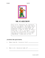 Mr. Scarecrow
