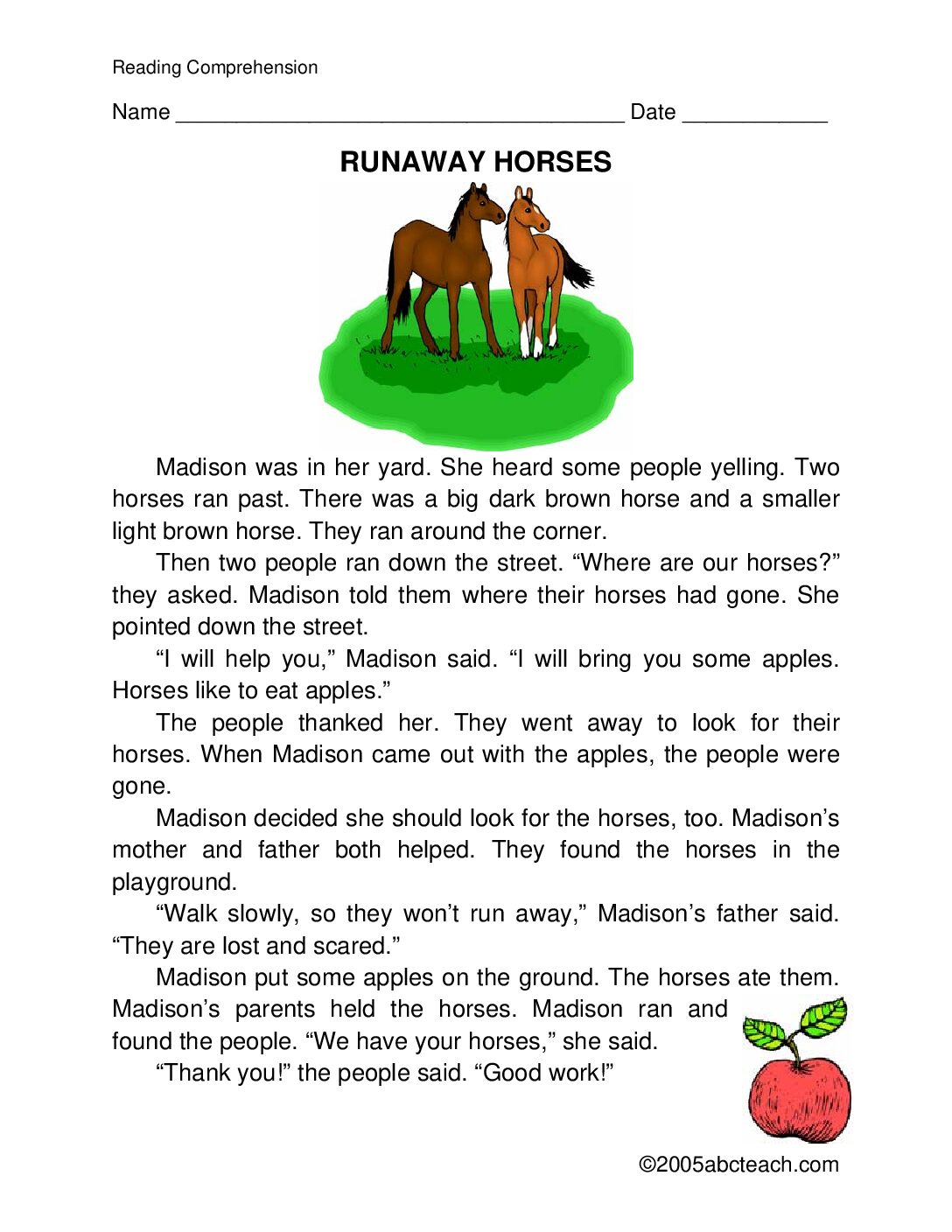 Runaway Horses