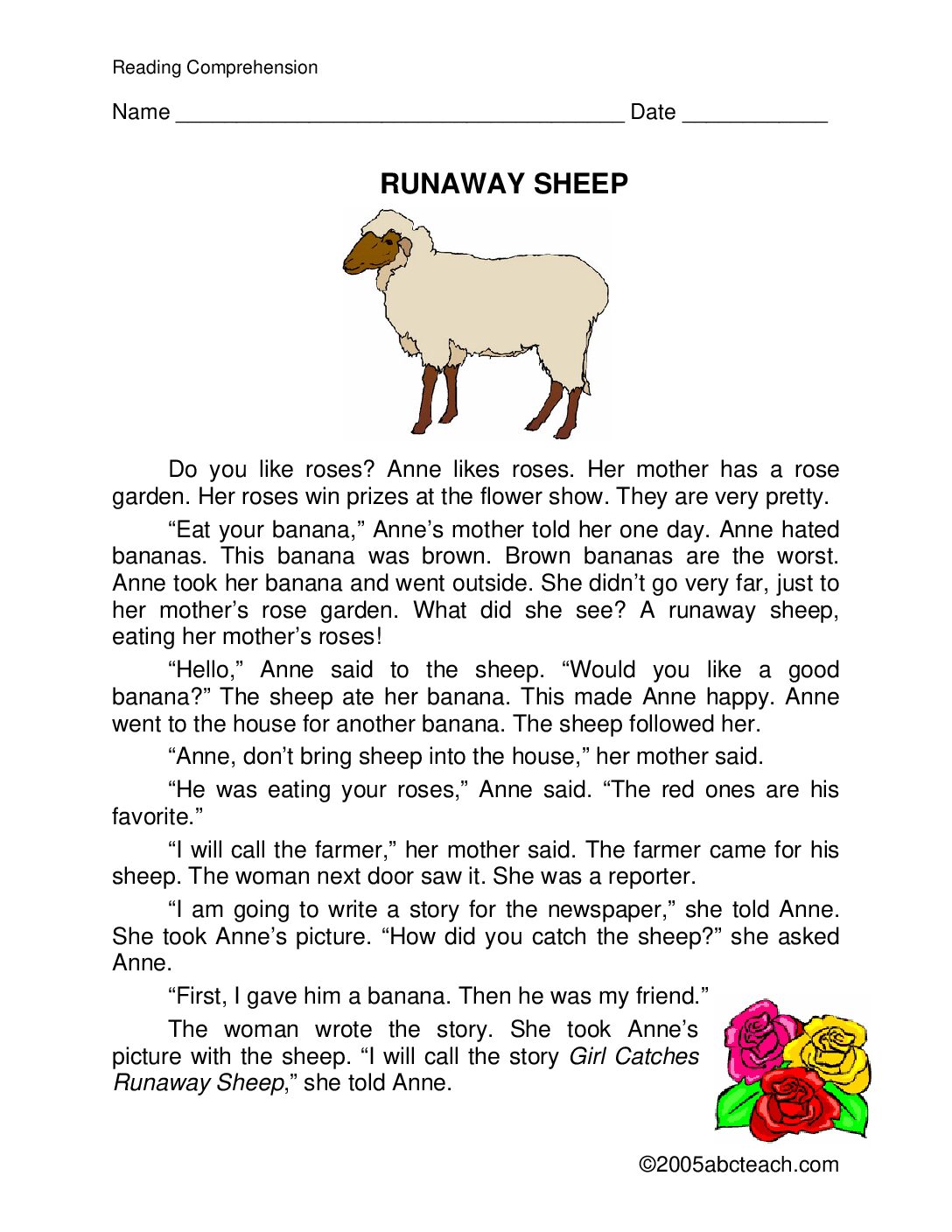 Runaway Sheep
