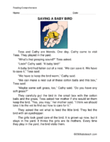 Saving A Baby Bird