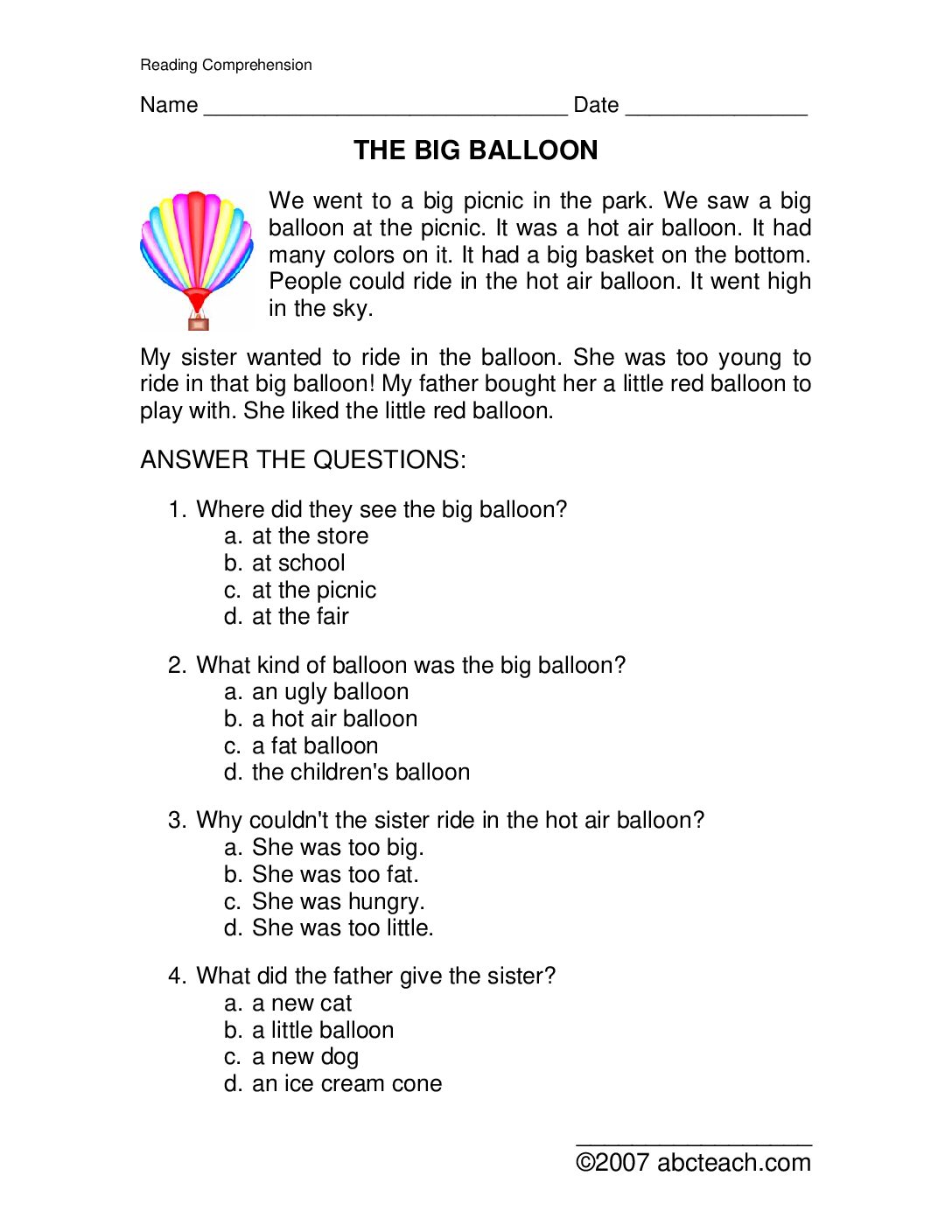 The Big Balloon