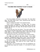 The Bird Who Wanted To Eat A House