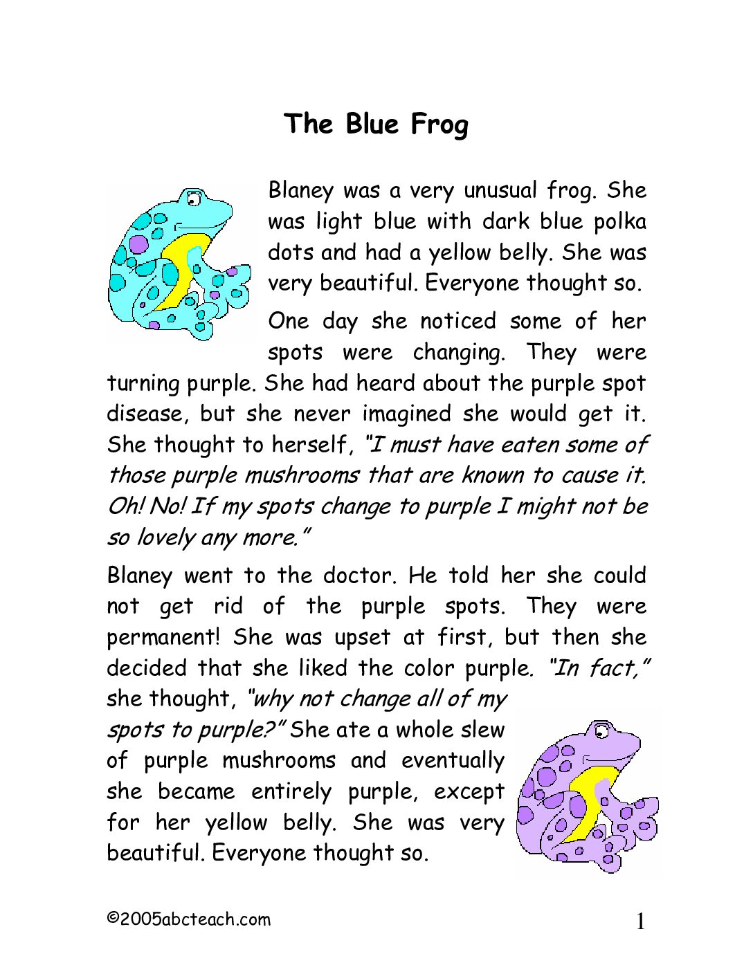 The Blue Frog